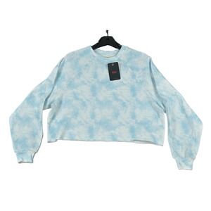 Levis Sweatshirt Women's Size S Cropped Crewneck NWT Pullover Sweater NEW